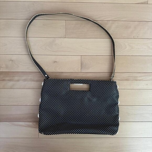 Charming vintage Cabrell&CO Tote Bag Polka Dot - Picture 2 of 8